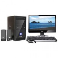 Computador Intel Dual Core, 2GB, HD500GB, DVD-RW - Dexcom + Monitor LED 18,5" - Philips