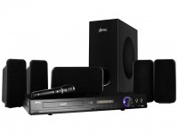 Home Theater DVD Player 5.1 Canais 420W RMS - Conexão HDMI e USB Função Karaokê HT-727 - Lenoxx